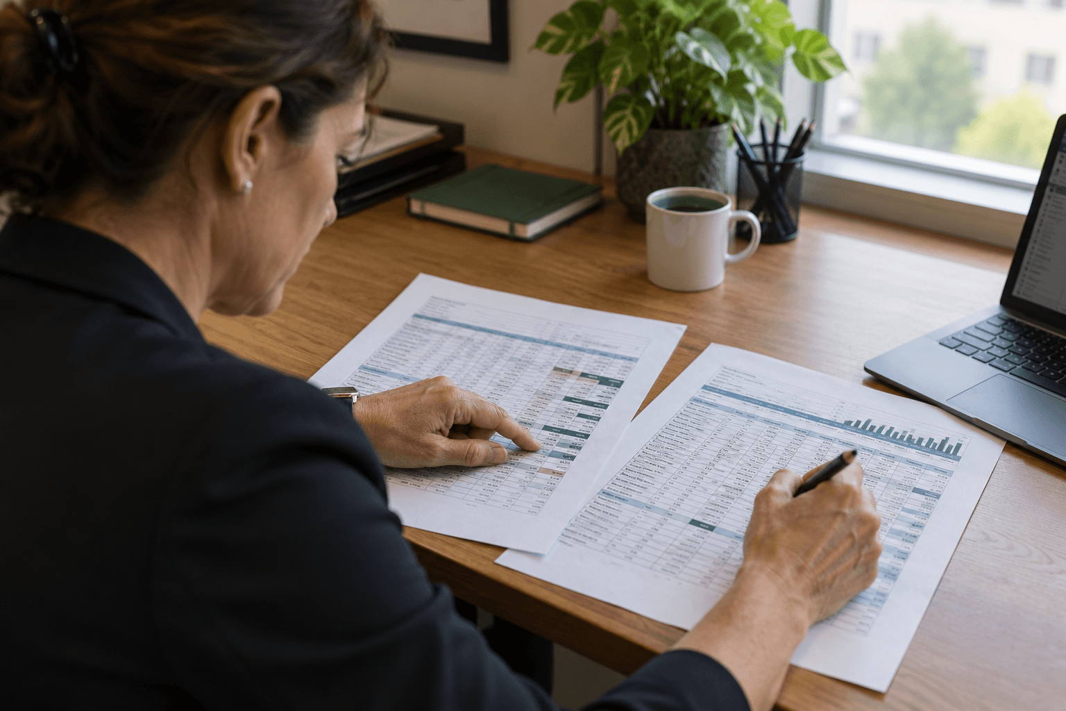 Reviewing hotel reservation and performance reports