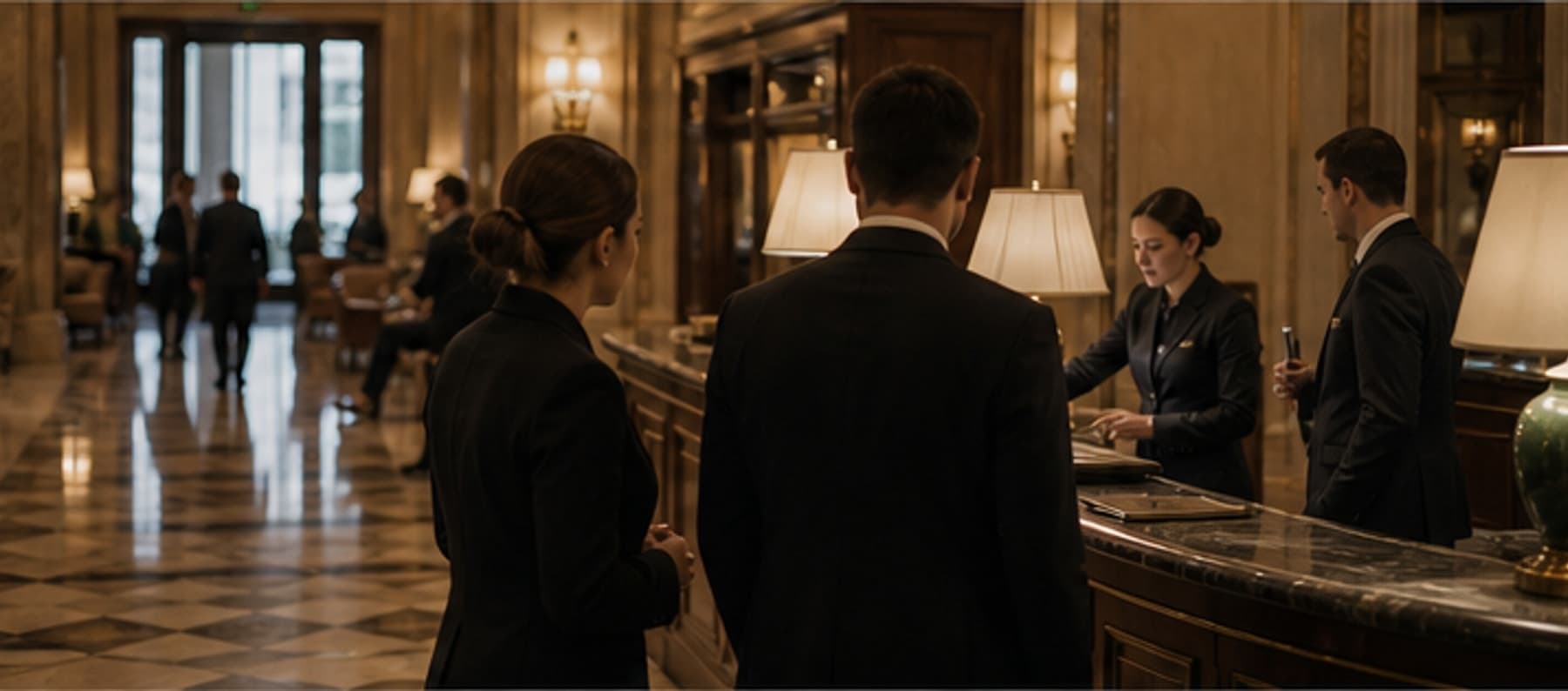 Illustration for Hotel Front Desk Procedures: Check-In, Check-Out, Billing and Handover SOPs